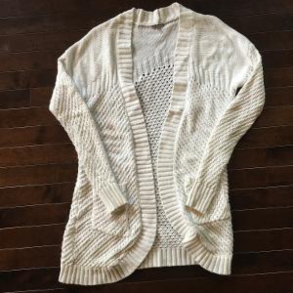 Womens White Sweater/Cardigan - Picture 2 of 5